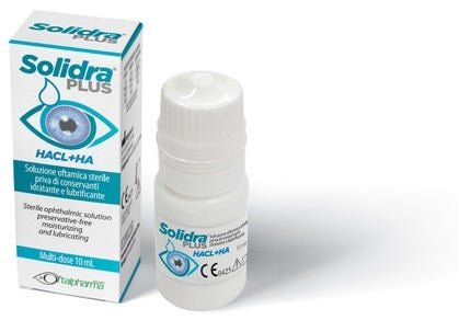 Solidra Plus Gocce Oculari 10ml Soluzione Idratante Occhi