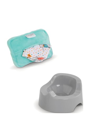 Corolle Cor. Mpp 12/14" Potty And Wipe Patterned Corolle