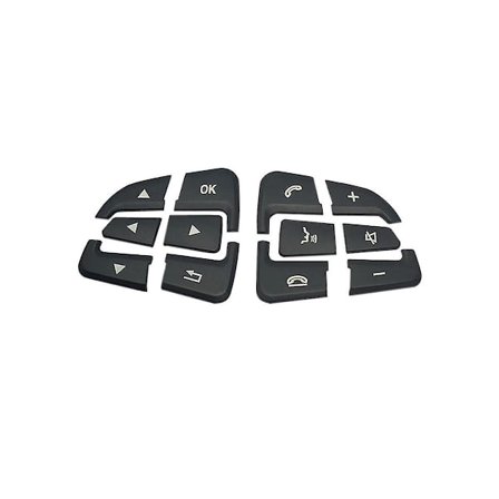 Auton ohjauspyörän painikkeiden peitetarrat Glc X253 C W205 Cla Gla A X156 C117 W176(a)