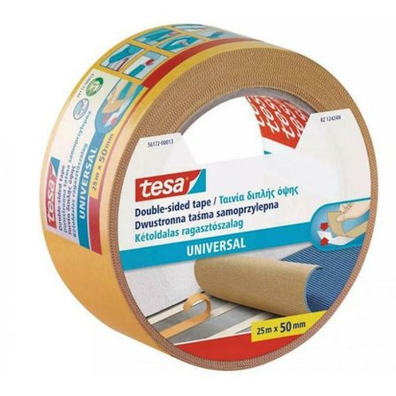 Längd (meter - måttband - mäthjul) Tesa TAMA DUBBELSIDIG UNIVERSAL 50mm x 25m