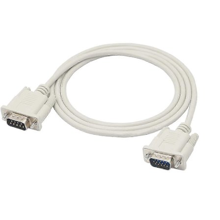 15-pin han til DB 9-pin adapterkabel med RS232 til VGA-konvertering til computere, printere og scannere