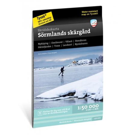 Calazo förlag Skridskokarta Sörmlands skärgård 1:50.000 literature Black OneSize