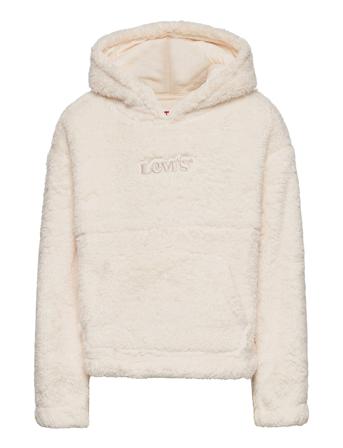 Lvg Sherpa Hoodie Hettegenser Genser Creme Levi's