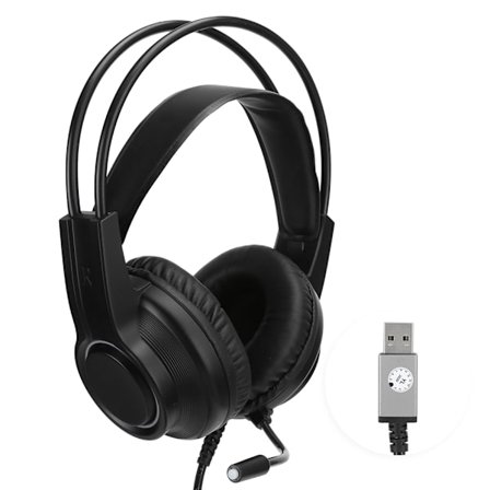 Gaming Headset 7.1 Surroundljud Brusreducerande Mikrofon USB RGB-ljus för PC/PS4 V9000