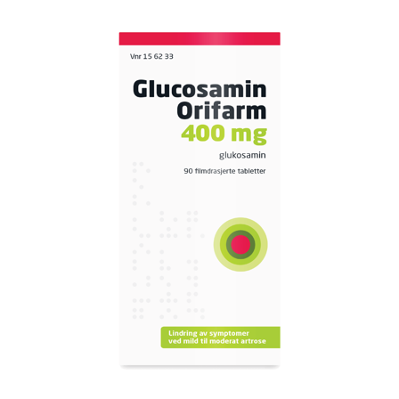 Glucosamin Orifarm 400 mg tabletter, 90 stk.