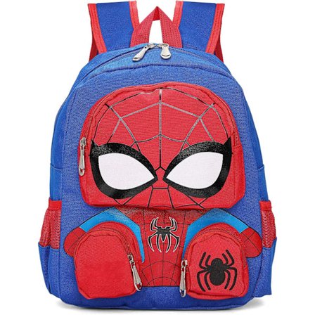 Spider-Man Ryggsäck - 13 Tums Spindel 3D Barnryggsäck Cartoon Ryggsäck Lätt Vattentät Barnryggsäck Present till barn 3 år och äldre