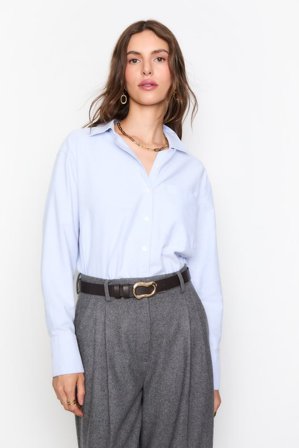 CAMILLA PIHL - Bibi Shirt - Ice Blue SizeXXL
