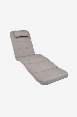 Fritab - Pude til solseng Woodline - Grå - Hynder til solstole & solsenge - Fra Homeroom