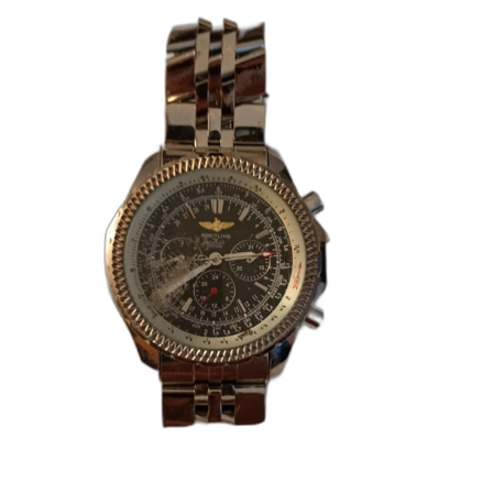 Defekt äkta Breitling Bentley klocka ( repigt glas samt saknar skruv vred )