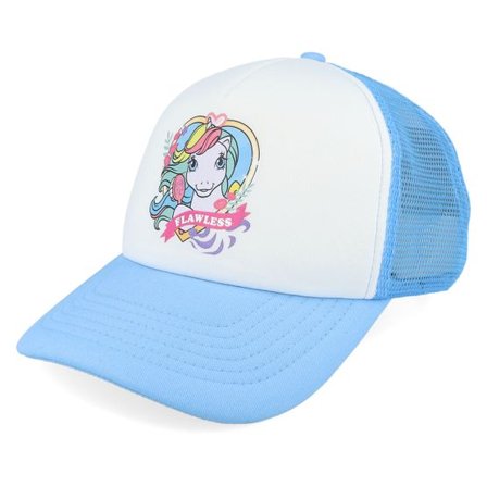My Little Pony - Vit trucker Keps - Pony Flawless Sky Blue Foam Trucker @ Hatstore