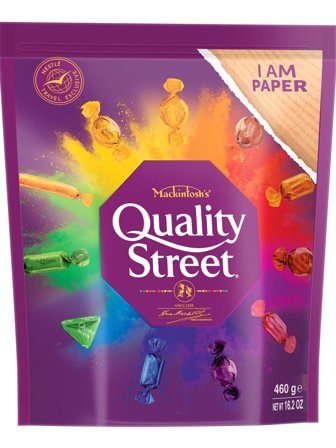 Quality Street assorted milk and dark chocolates and toffees 0.46kg