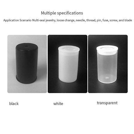 100 stk. tomme filmdåser i plast til opbevaring af kameraruller, tilbehør og kunstperler