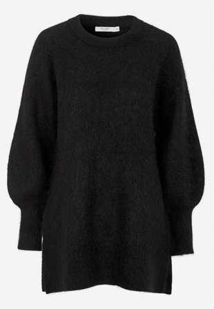 Cellbes of Sweden - Tunika Premium i mohair- og uldblanding i sort til damer i størrelse 46/48
