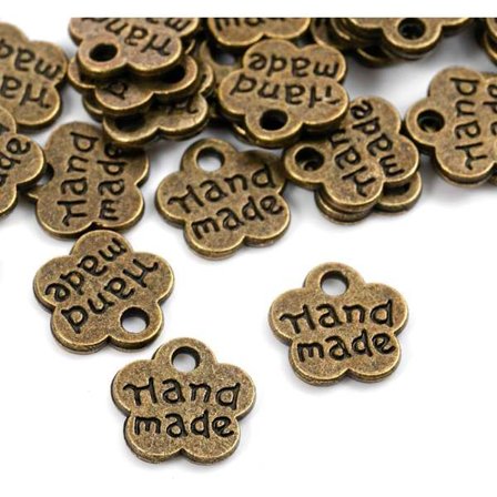 Sæt med 100 Håndlavede Antikke Metalmærker - Håndlavet - Håndlavet D