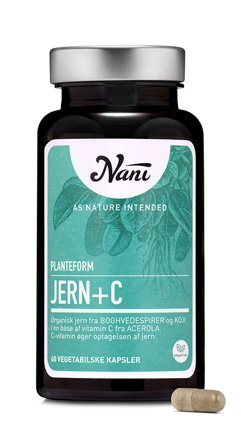 3 for 2 - Nani Jern+C 60 kaps, Helse & Madvarer, Mineraler, Jern