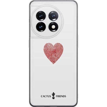 Yhteensopiva Puhelinkuori OnePlus OnePlus 11R Cactus and Friends - Fingerprint Love