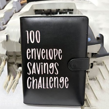 100 kirjekuoren haaste Binder Kirjekuoret Säästöhaasteet