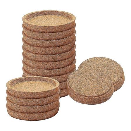 16 Pakk Korkbrikker, 4 Tommer Absorberende Varmebestandige Runde Korkbrikker Kompatibel Med De Fleste Typer Kopper
