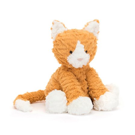 Jellycat 23 cm Fuddlewuddle Ginger Kat blødt legetøj