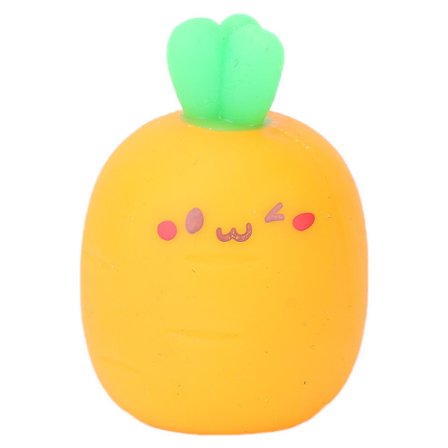 Oransje Gulrot Squishy Leke Anti Stress Avlastning Dekompresjon Klemme Squishy Leke [DmS]