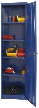 JiWa 84CBL Förvaringsskåp 1975x525x400 mm Blå, Garageinredning & förvaring