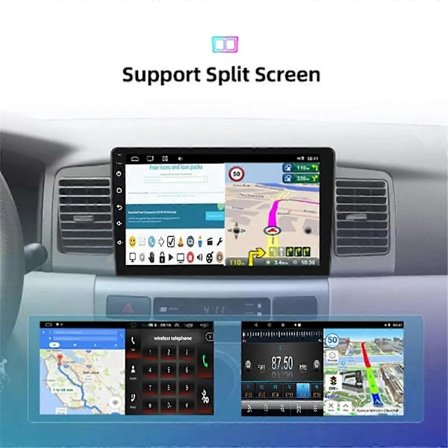 9 tuuman Android 13 1 Din Autoradio CarPlay Auto Autoradio Yleismallinen WIFI GPS Bluetooth Audio Multimedia Videosoitin