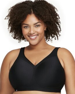 Sport-bh Svart - H100 - Glamorise