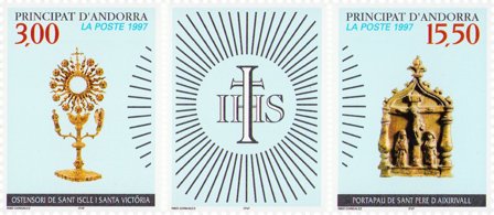 Fransk Andorra 1987 - MICHEL 512-513 - Postfrisk