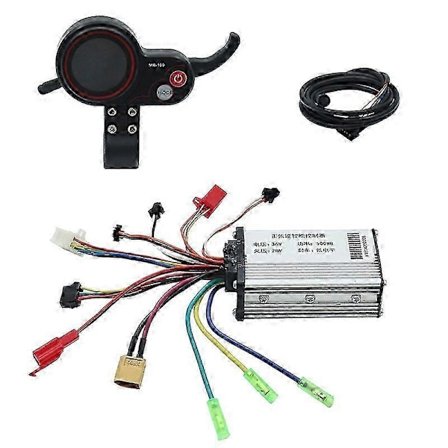 36V 500W Ohjain+MR-100 LCD-näyttöpaneelimittari sähköskootterin lisävarusteille, versio 0808