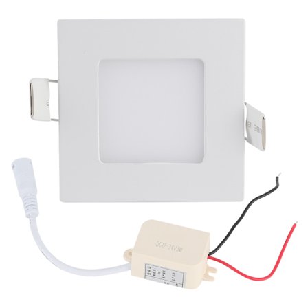 12V 3W Marine Lastbil RV Campingvogn Indvendig Firkantet Loftslampe