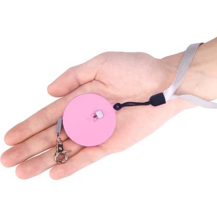 Indtrækkelig hundeline, 2m længde justerbar bærbar hundeline til hundekat med håndledsrem, tangle-free