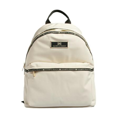 Elisabetta Franchi, Backpacks Beige, Dames, Maat:ONE Size