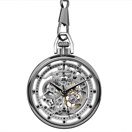 Sigismund Agito Mechanical Skeleton Pocket Watch for Men - Skeleton watches