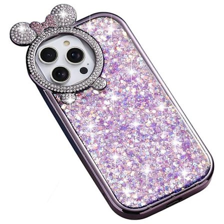 Skal till iPhone 14 Pro Strassdekor Anti-dropp Epoxy Paljetter TPU Mobilskal