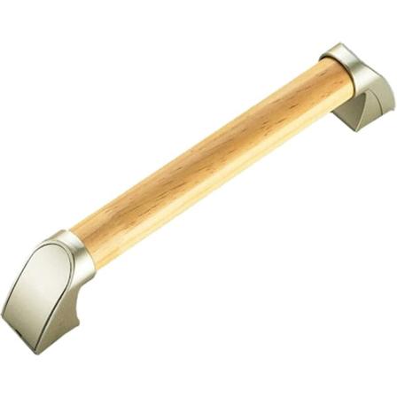 Trægreb til badeværelse, brusere, handicappede (træfarve, 30 cm)