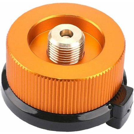 Camping komfur gasadapter konverteringshovedadapter til butangasbeholder skrue gaspatron stempeladapter, udendørsudstyr