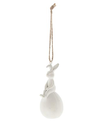 Semina Rabbit Ornament Home Decoration Easter Decoration Hvit Lene Bjerre*Betinget Tilbud