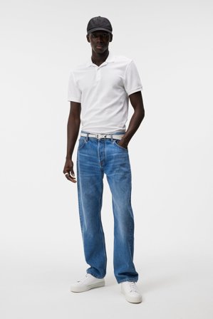 J.Lindeberg - Troy Polo Shirt Seasonal Pique - White - Man - XXL