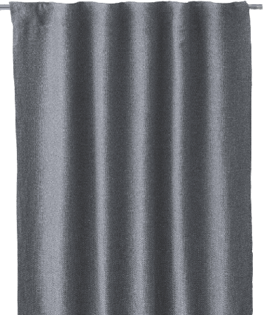 Svanefors Olle Gardin 2p Gardiner Grå 140x280 cm