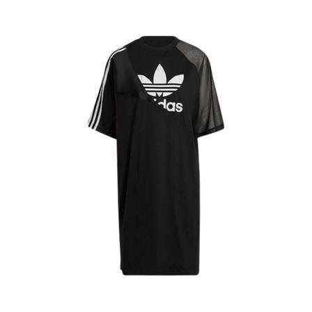 Adidas Originals Adicolor Split Trefoil Tee Kjole Sort, Dame