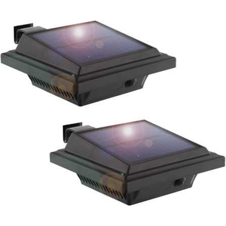 Aurinkokennolla toimivat rännivalot ulkokäyttöön, vedenpitävät, hämärästä aamunkoittoon, johdottomat, 40 LEDiä, kestävät, aitaan, ajotielle, 