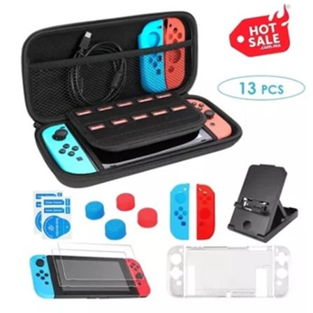 Väska för Nintendo Switch Hårddiskväska Svart