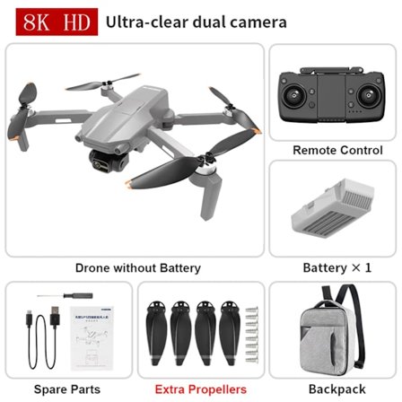 Mini-GPS 5G drone 4K-sähkökameralla RC 4K-lentokoneen taitettava malli lahja aikuisille lapsille, ammattimainen nelikopteri