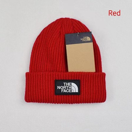 The North FACE Unisex-Adult TNF Logo Box Cuffed Beanie (Röd)
