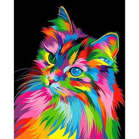 5D DIY Diamantmaleri Kit, Kat 5D Diamantmaleri, Diamant Ar