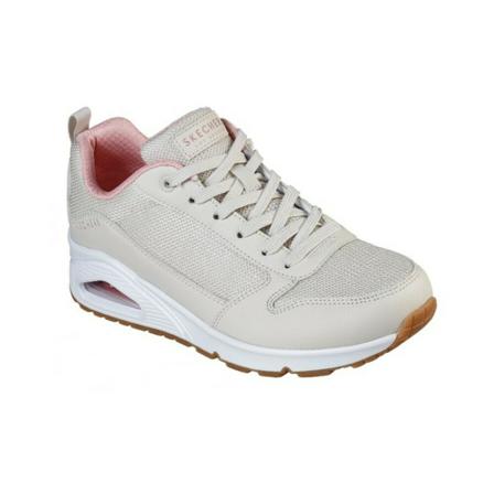 Skechers - Sneakers - Beige - Dam - Storlek: 38 Eu, Dam, Storlek: 38 EU