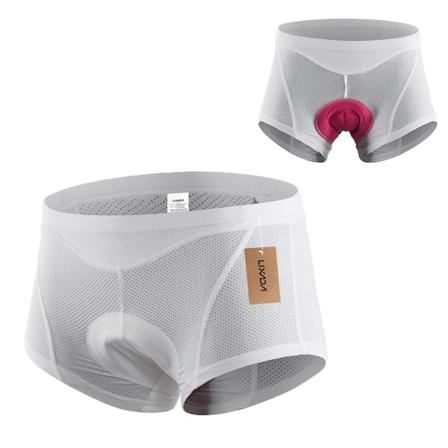 Lixada Dame Sykkelundertøy 3D Gel Polstret Sykkeltruse Mtb Sykling Sykkelundertøy Shorts white XXL