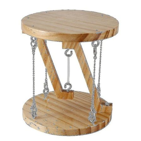 Suxm Tensegrity -pöytä, Uusi Saapuminen Painovoimaa Vastaava DIY Tensegrity-Rakenne Leijuva Pöytä Mallilelu 1kpl - Vaalea Ruskea