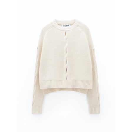 Filippa K, Cardigan Beige, Dames, Maat:S