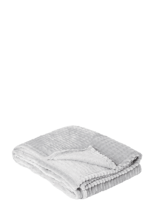 Åhléns Home Pläd SOFT 130x170 cm Filtar & plädar Grå ONESIZE